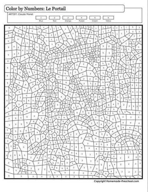 Mystery Mosaics Color By Number, Color By Number Printable Free Difficult, Simple Color By Number, Color By Number Printable Free, Famous Art Coloring, Adult Color By Number, Math Coloring Worksheets, Color By Number Printable, Abstract Coloring Pages