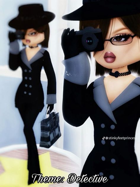 horror movie dress to impress horror movie outfits horror movie dress to impress outfit roblox roblox outfit dti outfit Detective Outfit Female, Theatre Outfit Dress To Impress, Dress To Impress Detective, Secret Agent Dress To Impress, Theatre Dress To Impress, Rbx Avatars, Greek Style Dress, Fashion History Books, Detective Outfit