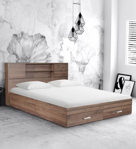 MINTWUD PEPPERFRY Cots Designs Bedrooms Beds, Cot With Storage, Queen Size Bed With Storage, Modern Bedroom Wardrobe, Queen Size Beds, Bed Designs With Storage, Bedroom Wardrobe Design, Room Wall Colors, Wooden Bed Design