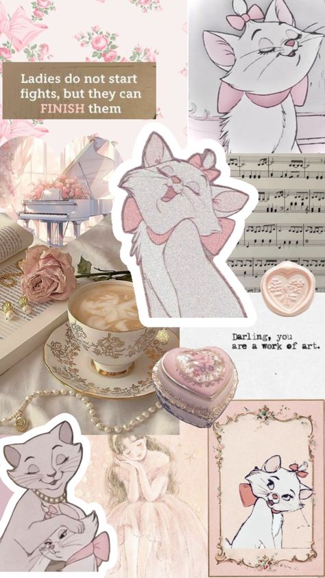 ليلو وستيتش, Wallpapers Ideas, Pink Wallpaper Girly, Marie Aristocats, Disney Collage, Photographie Portrait Inspiration, Old Disney, Pinturas Disney, Disney Aesthetic