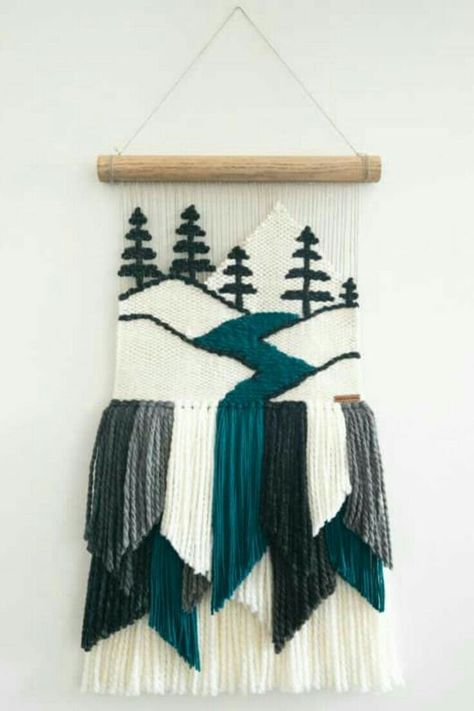 Weaving Loom Diy, Weaving Loom Projects, Weaving Wall Hanging, Laser Projects, Crochet Wall Hangings, Diy Weaving, Woven Wall Art, Tapestry Art, Weaving Textiles