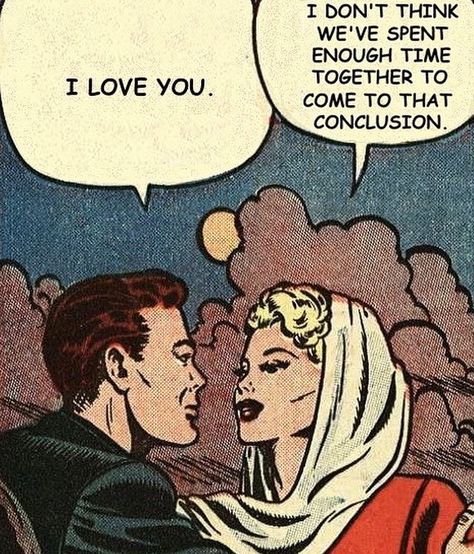 COMICS on Instagram: “two sides” Vintage Pop Art, Pop Art Comic, Pulp Art, Retro Comic, Cute Memes, December 7, Vintage Comics, Vintage Humor, 80s Vintage