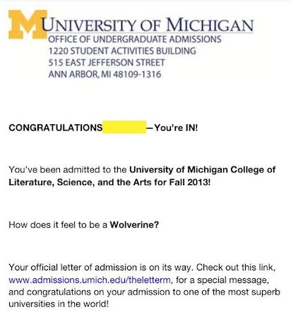 Umich Aesthetic, U Michigan, College Acceptance Letter, College Goals, College Letters, College Acceptance, Acceptance Letter, Dream College, Top Colleges