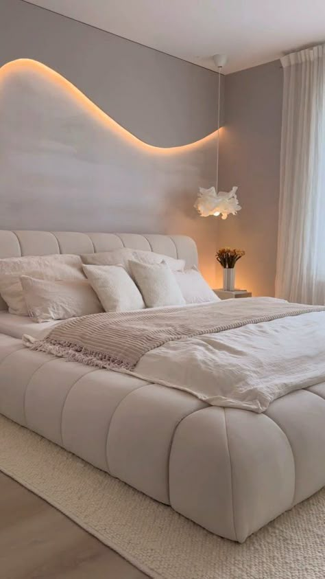 Classy Bedroom, Dream Apartment Decor, Room Redesign, Luxurious Bedroom, Redecorate Bedroom, Cozy Room Decor, Minimalist Room, Luxury Rooms, Bedroom Refresh