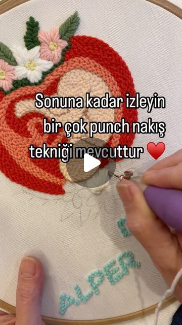 Punch Pano, Punchneedle Embroidery, Punch Needling, Punch Needle Patterns, Punch Art, Embroidery Craft, Rug Hooking, Punch Needle, Diy Projects