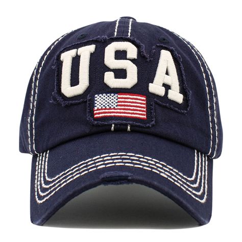 Vintage Distressed Denim Baseball Cap with a embroidered USA Patch - Perfect for Casual and Patriotic Occasions. Gift for Mom, Gift for Her by WMEACCESSORIES on Etsy Usa Cap, Vintage Baseball Cap, Patriotic Hats, Tank Top Bodysuit, Denim Baseball Cap, Vintage Baseball Caps, Shoes For Leggings, Vintage Baseball, Jumpsuit Shorts Rompers