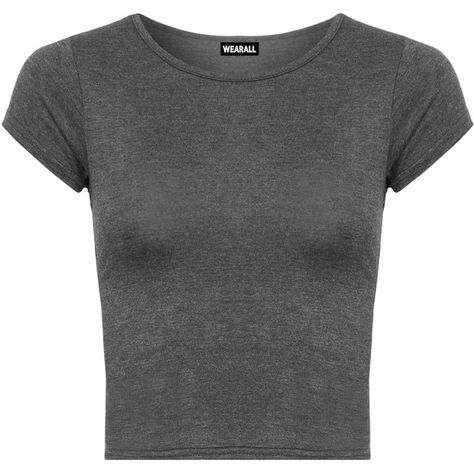 Agatha Short Sleeve Crop Top (€9,85) ❤ liked on Polyvore featuring tops, shirts, dark grey, cropped tops, short sleeve crop top and short sleeve tops Dark Grey Crop Top, Ladies Bra, Cap Sleeve Shirt, Shirt Crop Top, Shirts Crop, Cap Sleeve Tee, Grey Crop Top, Cropped Shirts, Short Sleeve Crop Top