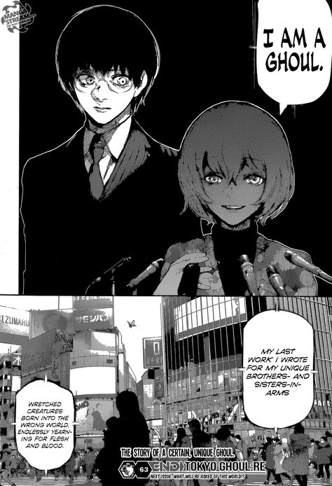 Tokyo Ghoul re: Chapter 63 Kaneki and Eto: Eto reveled she is a ghoul to the public! Tokyo Gul, Read Tokyo Ghoul, Tokyo Ghoul Manga, Online Manga, Manga Pages, Anime Character Drawing, Neon Genesis Evangelion, Manga To Read, Manga Comics