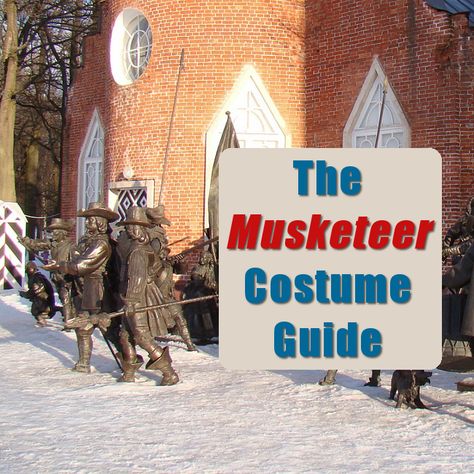 Musketeer costume guide for Halloween - one for all and all for one! Three Musketeers Costume, Musketeers Costume, Adult Costumes Diy, Musketeer Costume, Costume Guide, Halloween Things, All For One, Alexandre Dumas, Three Musketeers