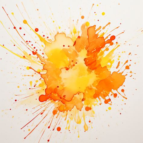 Ai Art. In Collaboration with MidJourney AI by Cassubean ••• Midjourney Prompt: orange watercolor splatter, colourful painting, splash, paint brush Orange Splash Background, Colour Splash Background, Splash Painting, Color Splash Art, Orange Bubbles, Splash Art, Turquoise Watercolor, Watercolor Splatter, Bubble Painting