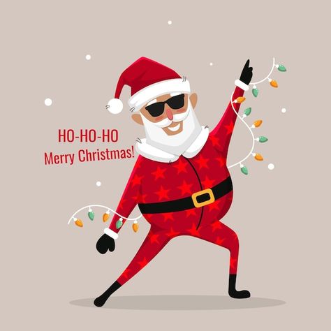 Funny Santa Illustration, Funny Santa Pictures, Christmas Meme, Christmas Memes Funny, Funny Christmas Pictures, Christmas Workout, Funny Santa Claus, Funny Poses, Christmas Memes