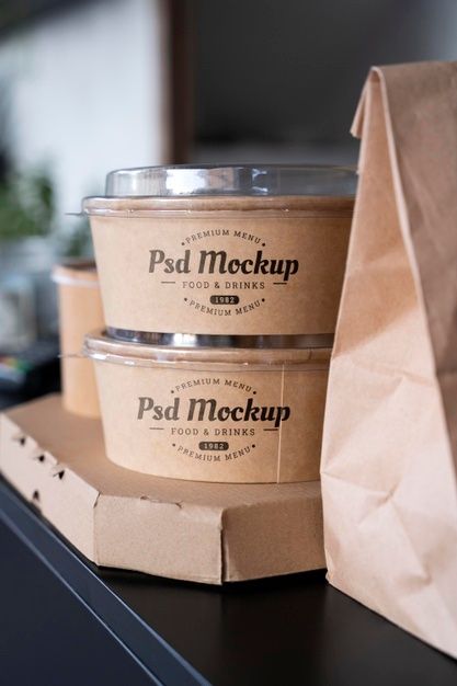 Restaurant Food Packaging Ideas, Delivery Food Packaging, Packaging Design For Food, Pasta To Go, Restaurant Logo Ideas, Restaurant Brand Design, Takeout Packaging, Restaurant Branding Identity, Restaurant Packaging