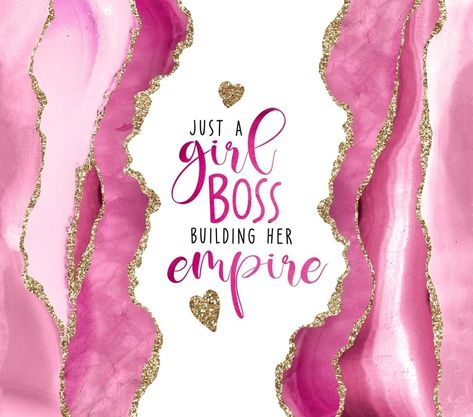 Pink Tumbler Ideas Vinyl, Best Boss Quotes, Scentsy 2022, Building My Empire, Tumbler Backgrounds, Cup Decals, Boss Design, Cup Wraps, Girls Tumbler