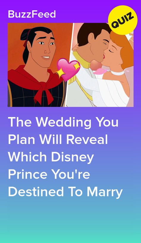 Your happily ever after is finally here. Wedding Dresses Disney Princess, Disney Vows, Plan Your Dream Wedding Quiz Buzzfeed, Princess Quizzes, Disney Princess Quizzes, Disney Princess Quiz Buzzfeed, Quizzes Disney, Disney Buzzfeed, Princess Quiz