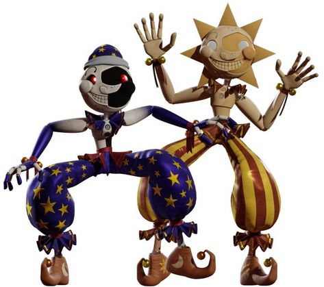 Sun And Moon Fnaf, Moon Fnaf, Sun And Moon, Moon, Sun