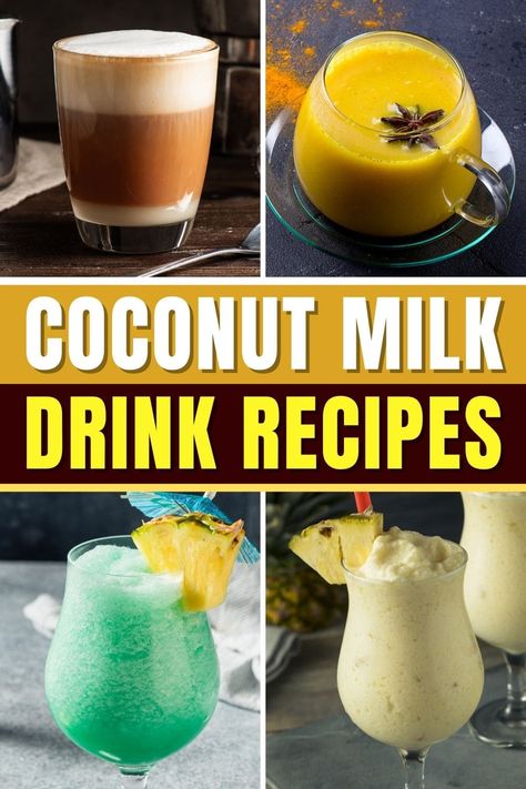 Coconut Milk Drink Recipes, Milk Drink Recipes, Coconut Milk Cocktail, Recipes Using Coconut Milk, Best Coconut Milk, Coconut Milk Drink, Nutrition Food, Coconut Milk Recipes, Melting Chocolate Chips