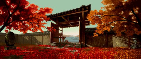 Pixel Art - GIFs - Imgur Third Strike, Street Fighter Alpha 2, Street Fighter Alpha, Stage Ideas, Gif Background, Street Fighter 2, Pixel Art Background, 8bit Art, Samurai Jack