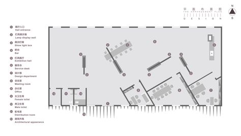 Gallery of Portugal SERIP Lighting Exhibition Hall / CUN Design - 18 Lighting Exhibition, Exhibition Plan, Museum Plan, Museum Exhibition Design, Beam Of Light, Irregular Shapes, Architecture Concept Drawings, Zaha Hadid Architects, Museum Architecture