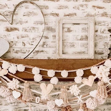 Thanks For Reminding Me, Neutral Easter, Boho Valentine, Valentine Decor, Craft Jewelry, Boho Christmas, In The Beginning, Fireplace Mantle, Christmas In July