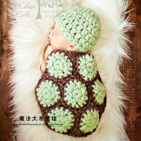 Turtle Outfit, Turtle Photo, Turtle Hat, Turtle Baby Shower, Crochet Baby Photo Prop, Turtle Baby, Crochet Costumes, Props Free, Cape Set