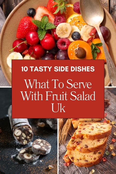 What To Serve With Fruit Salad Uk ( 10 Tasty Side Dishes) Fruit Salad Recipe, Chefs Table, Fruit Salad Recipes, Best Side Dishes, Yummy Sides, Salad Recipe, Fruit Salad, Main Course, Chocolate Chip Cookies