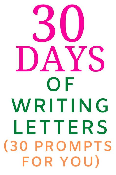 30 Days of Letter Writing Challenge - Looking for something to do right now? 30 Days of letter writing. Make sure you're doing what you can right now to do good. #30Days #Challenge 40 Letters In 40 Days, Pencil Challenge, Mail Inspiration, 30 Day Writing Challenge, Family Challenge, Write Letters, Entrepreneur Advice, Lettering Challenge, Writing Letters