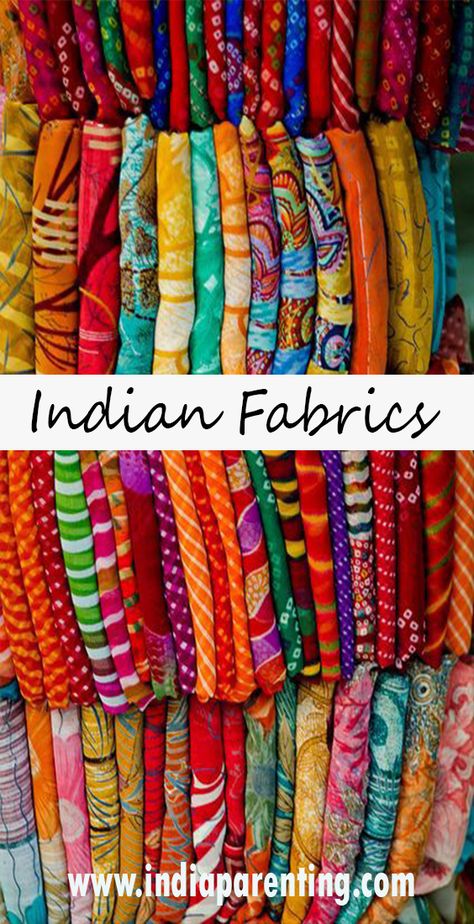 In addition to being beautiful, Indian fabrics are the most suited to the Indian climate. Read on to find out more about traditional fabrics from different regions in India. India Textiles, Indian Fabrics, Indian Crafts, Kantha Work, Indian Culture, Types Of Embroidery, Indian Fabric, Traditional Fabric, Running Stitch