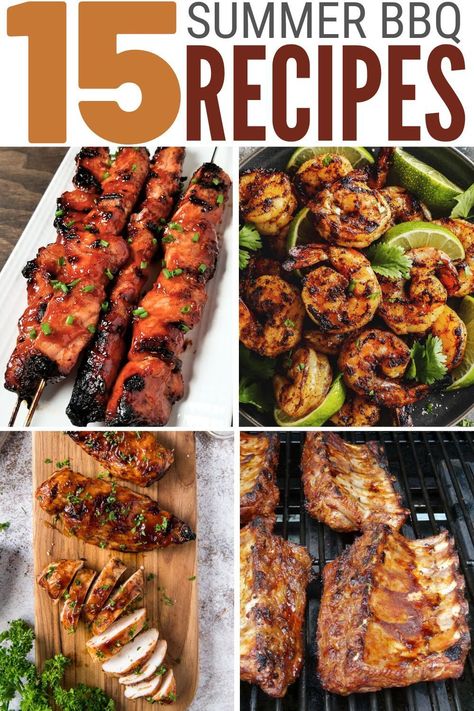 Celebrate summer with 15 BBQ favorites that will take your outdoor dining to the next level! Whether you're hosting a backyard cookout or a casual gathering, these recipes are sure to please. Get inspired and fire up the grill today! Explore our collection now and start cooking! Bbq Favorites, Chicken Foil Packets, Bbq Baby Back Ribs, Summer Bbq Recipes, Bbq Recipe, Bread Maker Recipes, Recipes To Cook, Backyard Cookout, Summer Craft