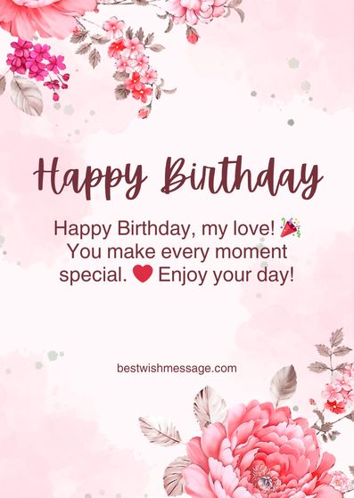 Sending love and happiness to your one and only on her special day! 🎉 Happy Birthday to the woman who holds your heart forever. Celebrate her beauty, strength, and grace on her big day! 🌸 #HappyBirthdayWife #WifeBirthday #RomanticWishes #BirthdayJoy #LoveInTheAir #WifeGoals Birthday Wishes For Wife Romantic, Romantic Birthday Messages, Birthday Wishes For Wife, Special Birthday Wishes, Romantic Birthday, Birthday Wishes Messages, Best Birthday Wishes, Sending Love, Wife Birthday