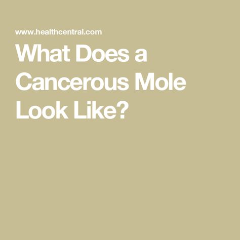 What Does a Cancerous Mole Look Like? Mole Above Lip, Cancerous Moles, Burn Arm Fat, Dark Mole, Arm Fat, George Washington University, Genetic Testing, Types Of Cancers, Tone It Up