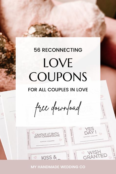 These love coupons are designed to be used any time of year, and can be given as a gift or put away for special occasions with your loved one! Submit your email & receive coupons in your mailbox in a few minutes. Valentines day gift I Printable love coupons I Couples gift I gift for him I Printable Valentines day gift I Gift idea for him I Love coupons Free Love Coupons, Candle Light Bath, Printable Love Coupons, Wedding Gifts For Bride And Groom, Couples Gifts, Curated Wedding, Printable Valentines, Free Love, Writing Therapy