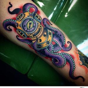 Create Octopus Tattoos Men, Tattoos Men Leg, Traditional Tattoo Octopus, Cephalopod Tattoo, Underwater Tattoo, Kraken Tattoo, Squid Tattoo, Traditional Tattoo Designs, Octopus Tattoo Design