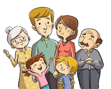 Familia junta | Premium Vector #Freepik #vector 가족 일러스트, Family Clipart, Family Vector, Family Stickers, Family Drawing, Happy Parents, Family Together, Family Cartoon, Family Frames