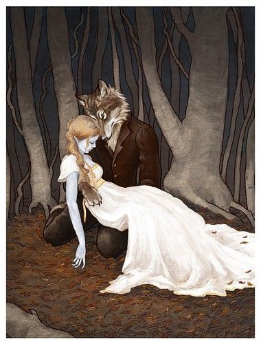 http://piccsy.com/2011/11/not-so-scary-wolf/ Fairy Images, Charcoal Drawings, Fairytale Art, A Wolf, Dessin Adorable, Arte Fantasy, Art And Illustration, Little Red Riding Hood, Drawing Tutorials