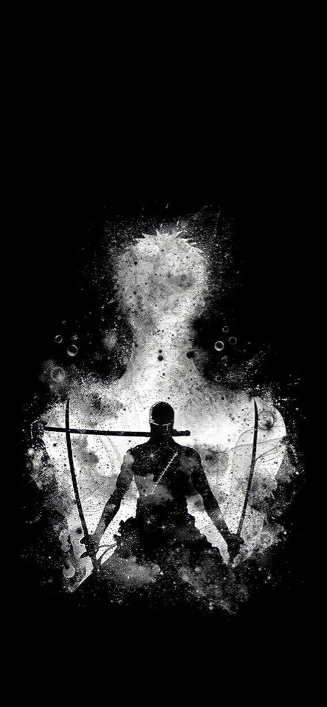 Zoro Black And White, Random Wallpaper, Samurai Wallpaper, رورونوا زورو, Zoro Roronoa, One Piece Gif, Anime Shirts, Wallpaper Landscape, Iphone Wallpaper Landscape