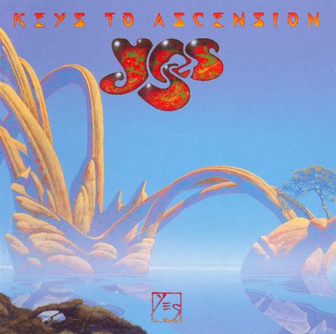 Yes album cover, Keys to Ascension, 1996 Yes Album Covers, Yes Rock Band, Steve Howe, Classic Rock Albums, Musica Disco, Music Album Art, Music Album Covers, Progressive Rock, Types Of Music