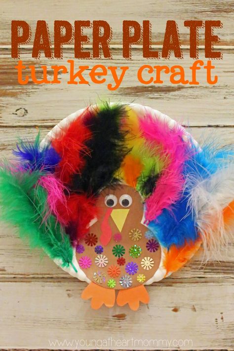 Crafts With Paper Plates, Plate Turkey Craft, Thanksgiving Craft Ideas, Crafts With Paper, Turkey Crafts Kids, Thanksgiving Crafts For Toddlers, Best Diy Projects, Thanksgiving Crafts Preschool, Thanksgiving Turkey Craft