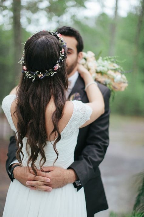 Braid Half Up Half Down, Swedish Wedding, Crown Ideas, Diy Wedding Hair, Boho Wedding Hair, Braided Half Up, Boda Mexicana, Wedding Hair Ideas, Wedding Hairstyles With Veil