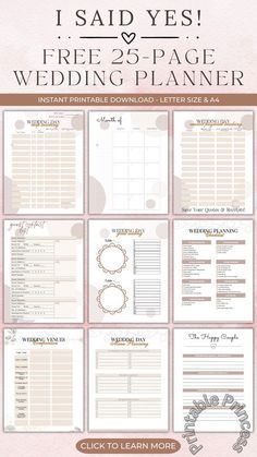 Plan your dream wedding stress-free with our FREE Wedding Planner Download! 🌸💍✨ 📥 Grab your copy today and get started on creating the perfect wedding day you've always imagined. 👉 How to access your FREE Wedding Planner: 1. Click Pin 2. Enter your email address 3. Check your inbox for instant download 4. Get ready to organize, budget, and plan your dream wedding effortlessly! 💕 #WeddingPlanning #FreeDownload #DreamWedding Wedding Planning Checklist Printable Binder Free, Wedding Planning Book Planners, Wedding Planning Sheets, Simple Wedding Planner, Wedding Planner Checklist Free Printable, Budget Wedding Planner, Wedding Planning List Free Printable, Wedding Planning Templates Free, Wedding Budget Planner Printable Free