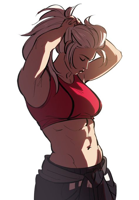 Strong Female Characters Art, Tomboy Art, Buff Women, Strong Female Characters, Female Drawing, Strong Character, Game Character Design, Woman Drawing, Female Character Design