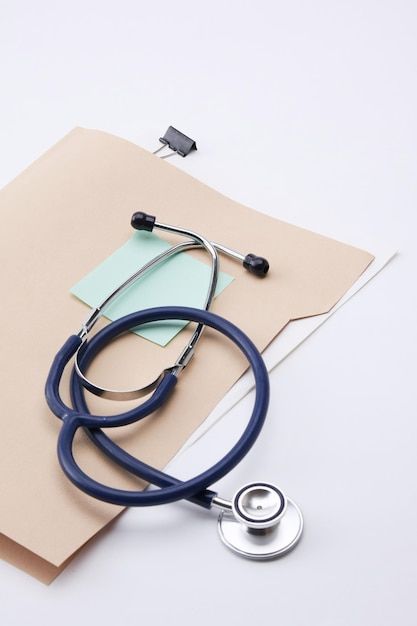 Close up of doctors medical stethoscope ... | Premium Photo #Freepik #photo #stethoscope #medical-record #health-checkup #patient Doctor Check Up, Medical Check Up, Stethoscope Aesthetic, Checkup Medical, Kids Doctor Kit, Medical Stethoscope, Health Checkup, Nurse Aesthetic, Medical Aesthetic