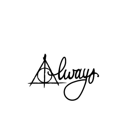 Easy Harry Potter Tattoos, After All This Time Always Tattoo, Harry Potter Always Tattoo, Always Harry Potter Tattoo, Hari Poter, Deathly Hallows Always, Always Hp, Harry Potter Quotes Tattoo, Harry Potter Tattoo Sleeve