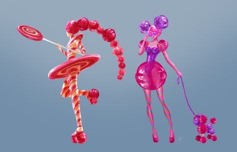 ArtStation - Candy people - Character Design Candy People, Sweet Magic, I Love You Drawings, Bear Character, Candy Art, Concept Art Character, Dungeons And Dragons Homebrew, Superhero Design, Cute Coloring Pages