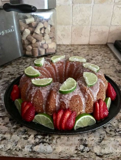 Margarita Tube Cake Recipe | Allrecipes Tube Cake, Key Lime Pound Cake, Lime Pound Cake, Margarita Cake, Key Lime Cake, Crepe Suzette, Lime Cake, Margarita Mix, Lemon Pudding