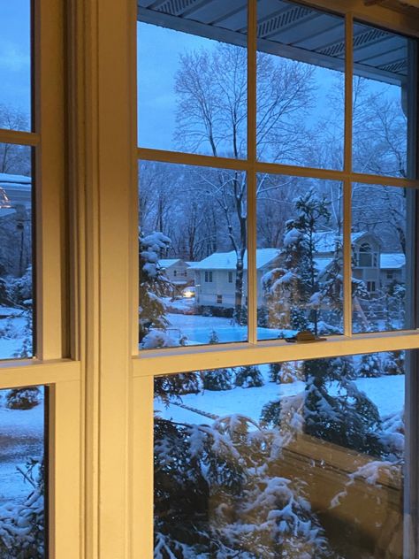 Cold Outside, Winter Inside Aesthetic, Snowy House, Winter Neighborhood Aesthetic, Sunny Winter, Winter Home, Cozy Winter, Winter Morning, Snowy Day Aesthetic Cozy