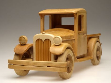 Wooden Trinkets, Wooden Toy Plans, Woodworking Plans Toys, Intarsia Wood Patterns, Wooden Toy Trucks, Wooden Toy Cars, Wood Toys Plans, Wooden Truck, Wooden Toys Plans