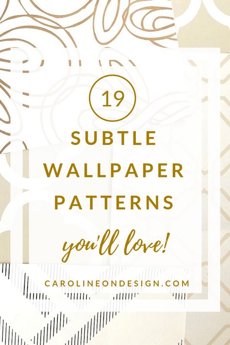 19 subtle wallpaper patterns you'll love! Subtle Neutral Wallpaper, Hallways With Wallpaper, Entry Wallpaper Foyers, Wallpaper In Foyer, Wallpaper Entryway Ideas, Entry Way Wallpaper, Wall Papering Ideas Bedroom, Wallpaper Dining Room Ideas, Powder Room Wallpaper Modern