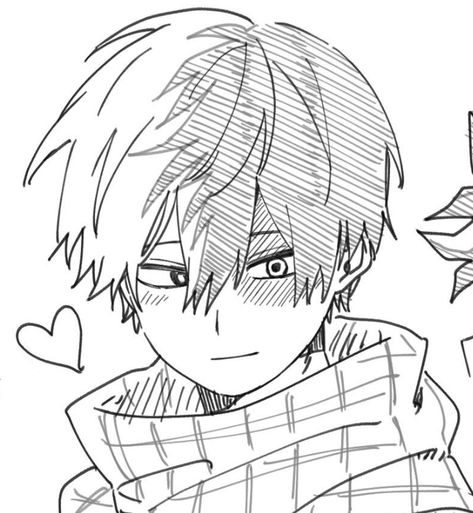 My Hero Academia Shouto, My Hero Academia Episodes, 영감을 주는 캐릭터, Book Art Drawings, Hero Academia Characters, My Hero Academia Manga, Anime Sketch, Art Inspiration Drawing, Cute Anime Guys