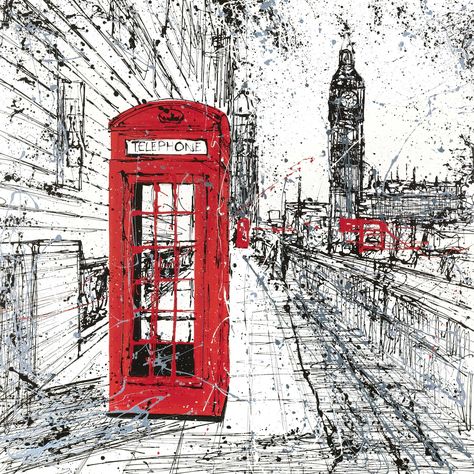 Pintor Paul Kenton - London Paul Kenton, London Painting, Gcse Art Sketchbook, London Skyline, Gcse Art, Sense Of Place, A Level Art, Urban Environment, Urban Sketching