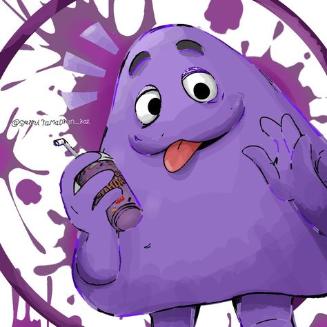 Grimace's Birthday Grimace Aesthetic, Grimace Fanart, Grimace Drawing, Grimace Shake, Video Meme, Ibis Paint, Anime Chibi, Monster High, My Childhood